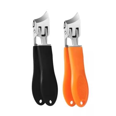 Stainless Steel Nail Cutter Pedicure Manicure Tool Slanted Tip Cuticle Nail Clippers Cutter Anti Splash Nail Trimmer