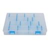 Plastic Fishing Lure Box Single Layer Transparent Lure Fishing Box for Accessories