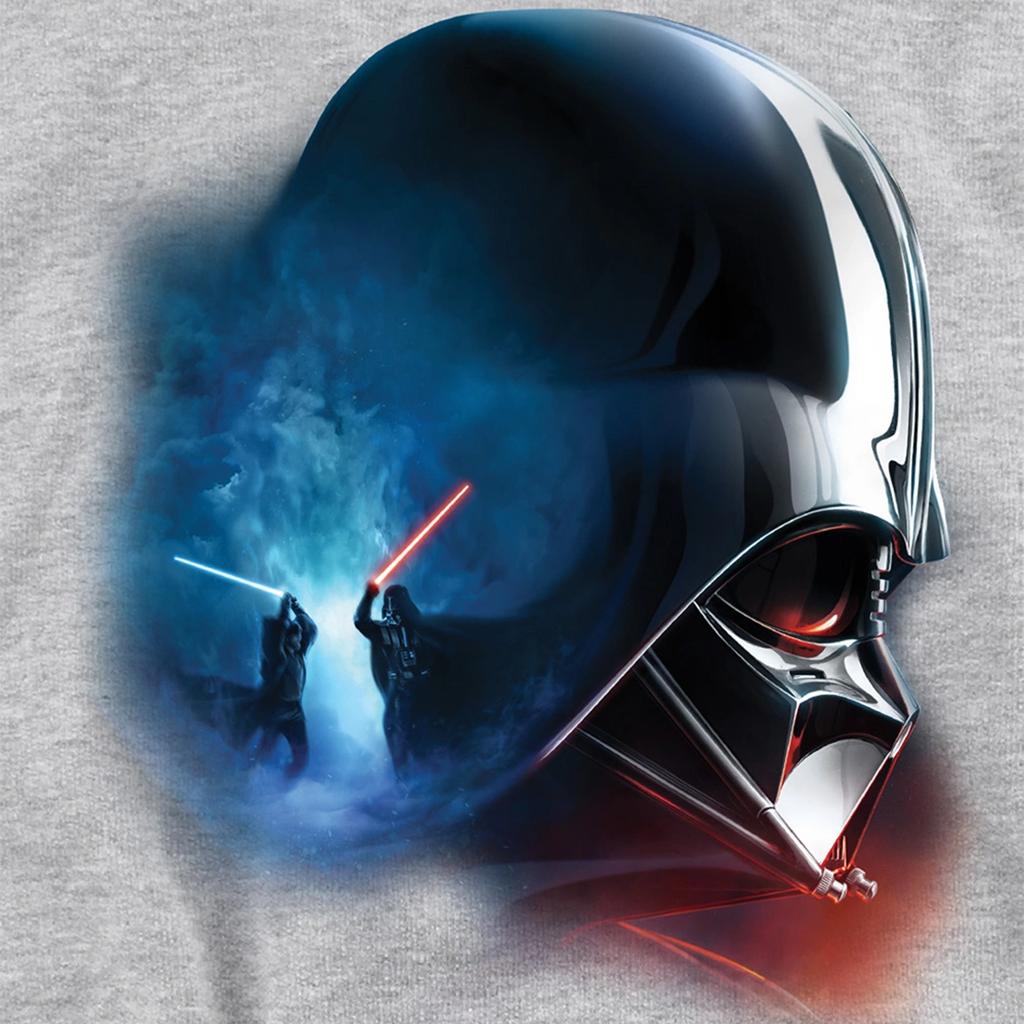 Star Wars: Obi-Wan Kenobi Childrens/Kids Darth Vader Poster Heather Pull Over Hoodie