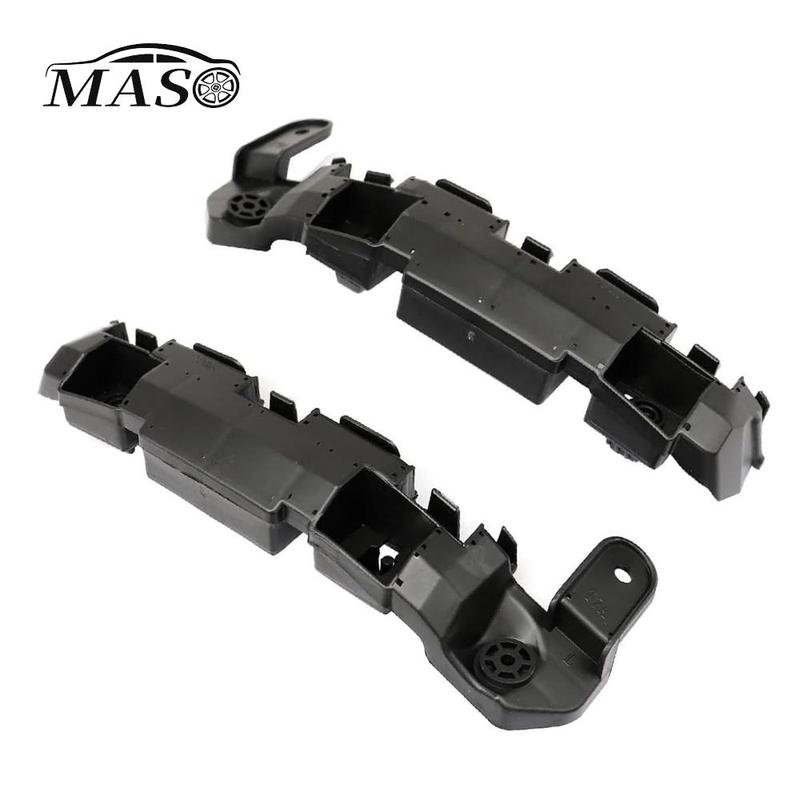 1 Pair RH+LH Car Front Bumper Support Bracket Black for Honda HR-V  HRV 2016 2017 2018    71198-T7A-J00