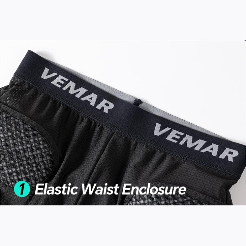 Summer Protective Motorcycle Pants Men - Armored Trousers Pants with Hip Knee Guards for Motocross, Sports Bike Riding Gear