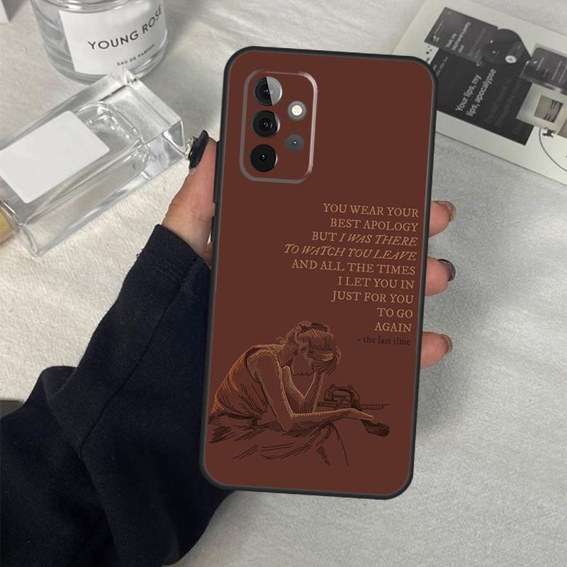 All Too Well Lyrics Phone Case For Samsung Galaxy A34 A54 A14 A13 A23 A33 A53 A73 A52 A42 A32 A22 A12 A51 A71