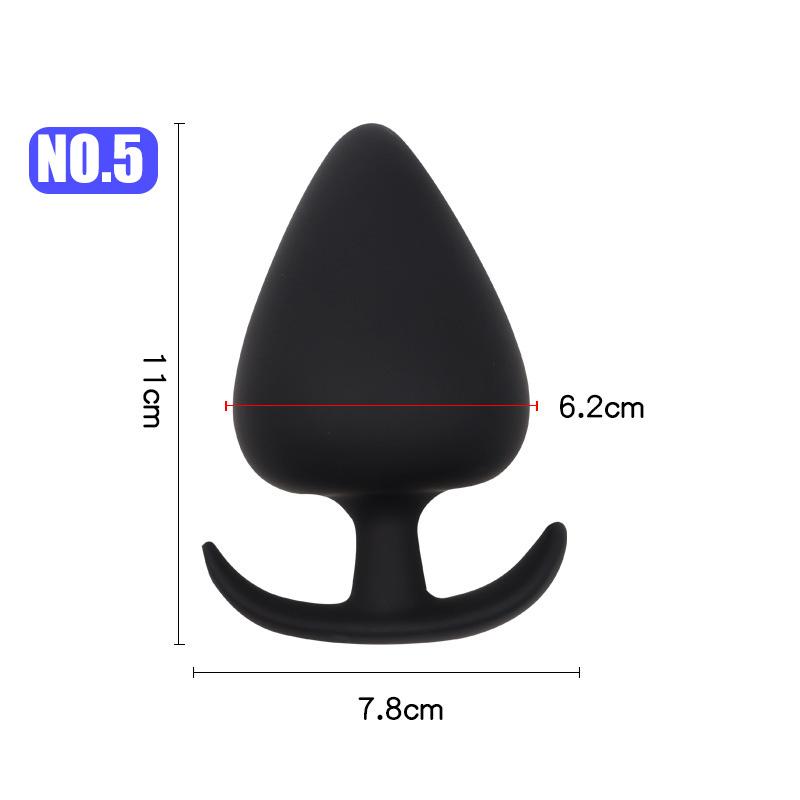 Anal Plug Safe Silicone Dildo Anal Butt Plugs G Spot Stimulation Unisex Wearable Stopper Adults Sex Toys for Men Women
