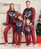 2023 New Arrival Plaid Alphabet Christmas Family Matching Pajama Set