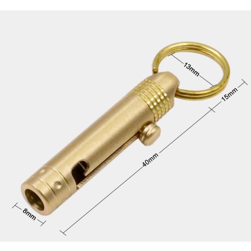 Brass Knife Keychain Pendant Outdoor Carry-on Disassembly Express Utility Knife Office Stationery Cutting Supplies