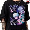 Gojo Satoru Poster Shirt Gift,Kento Nanami For Geto Suguru,Megumi Fushiguro Tshirt,Maki Zenin Tee,Toji Fushiguro,Yuta Okkotsu,Sukuna Sticker