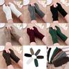 Women Long Fingerless Gloves Winter Mitten Knitted Warmer Arm Sleeve Warm Punk Soft Fingerless Unisex Gloves For Women