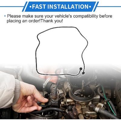 Kühlwasser-Ausgleichsbehälter Schlauch Kompatibel für Ford Mondeo 2014-2015, Langlebiger Kunststoff Schwarzes Motor-Ausgleichsbehälterrohr