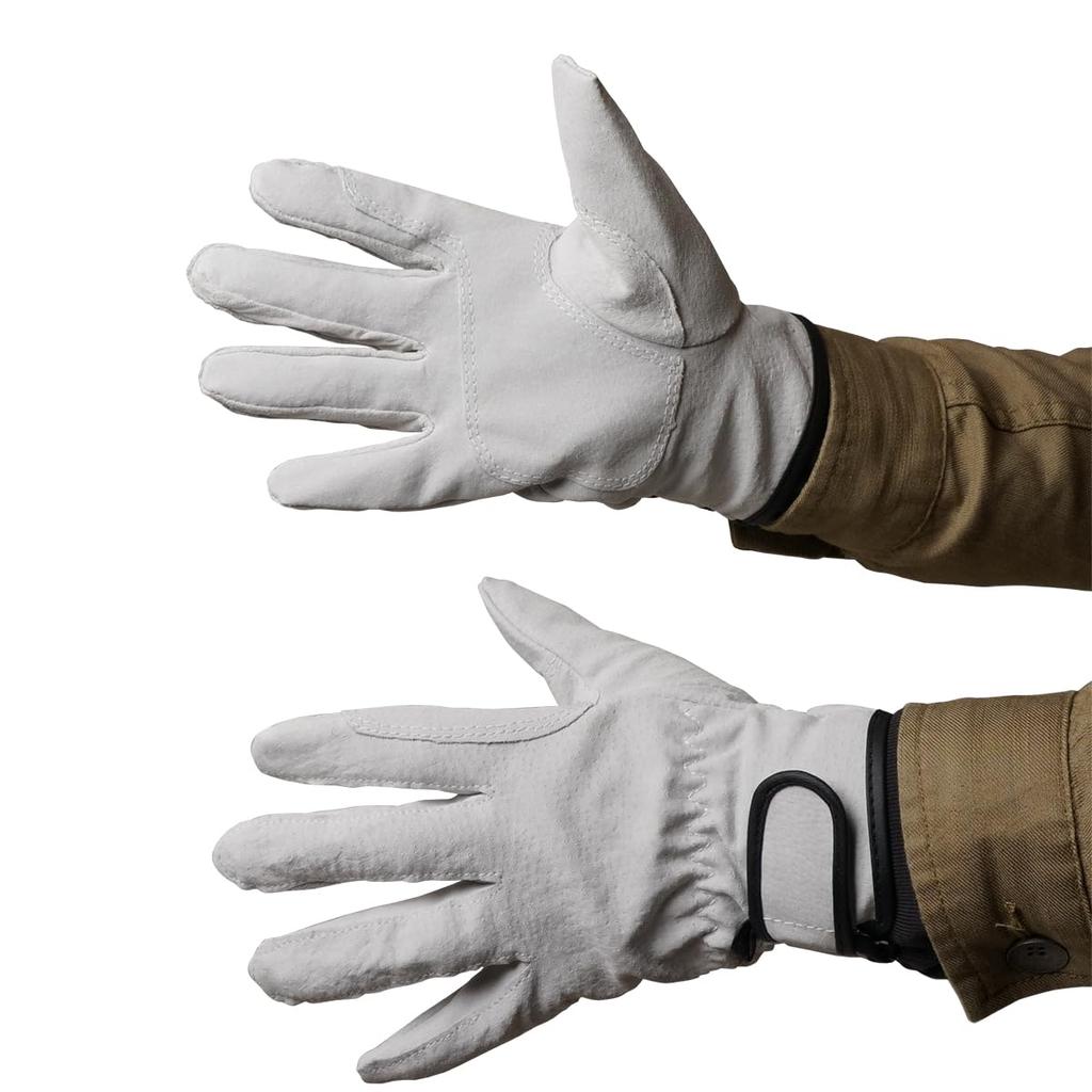 [ACE] [Bulk Purchase] [10 Pairs Pack] Work Gloves, Pigskin Leather Gloves with Reinforcement, 10 Pairs, Size L AG547-10P
