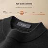 Men's Cashmere Wool Blend Round Neck Pullover Sweater