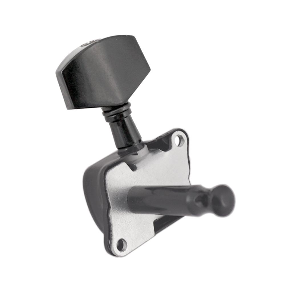 6pcs Gear Ratio 1:15 Semi Closed Electric Acoustic Guitar Tuning Pegs Tuner Machine Heads Tuning Keys 3L3R Guitar
