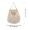 1PC wall-mounted storage mesh bag, underwear, underwear wardrobe hanging mesh bag, kitchen fruit and vegetable garlic storage bag