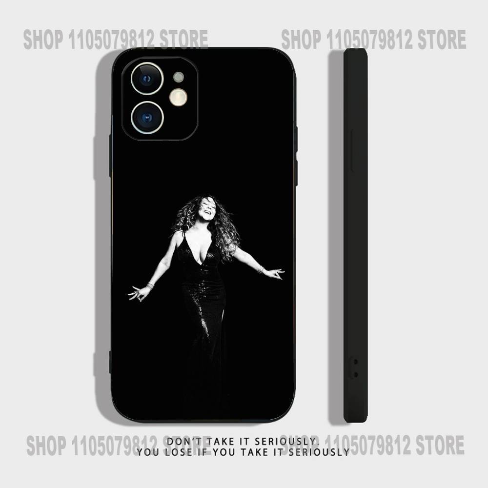 M-Mariah C-Carey Here for It All For iPhone 17,16,15,14,13,12,11,Pro,X,XS,Max,XR,Plus,Mini Silicone Phone Case Black Shockproof