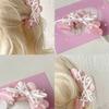 Acrylic Butterfly Knot Hair Clip with Ribbon Tie Stylish and Elegant Hair Pins Headwear Accessory for Women and Girls