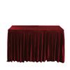 Konferenztischdecke für Hotels, rechteckige Tischdecke für Büros, Anmeldebereich, Flanelltischdecke, Tischüberzug, Tischrock