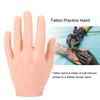 Tattoo Practice Hand Silicone Soft Tattoo Practice Fake Hand for Tattoo Artists Beginners (Left