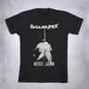 Vintage Discharge Band Never Again Cotton Black S 234xl T Shirt Vintage Top For Everyday Wear Streetwear