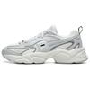 Mesh Fabric Synthetic Leather Comfortable Low-Top Casual Shoes Men Sneakers White Gray F12M226118FSA
