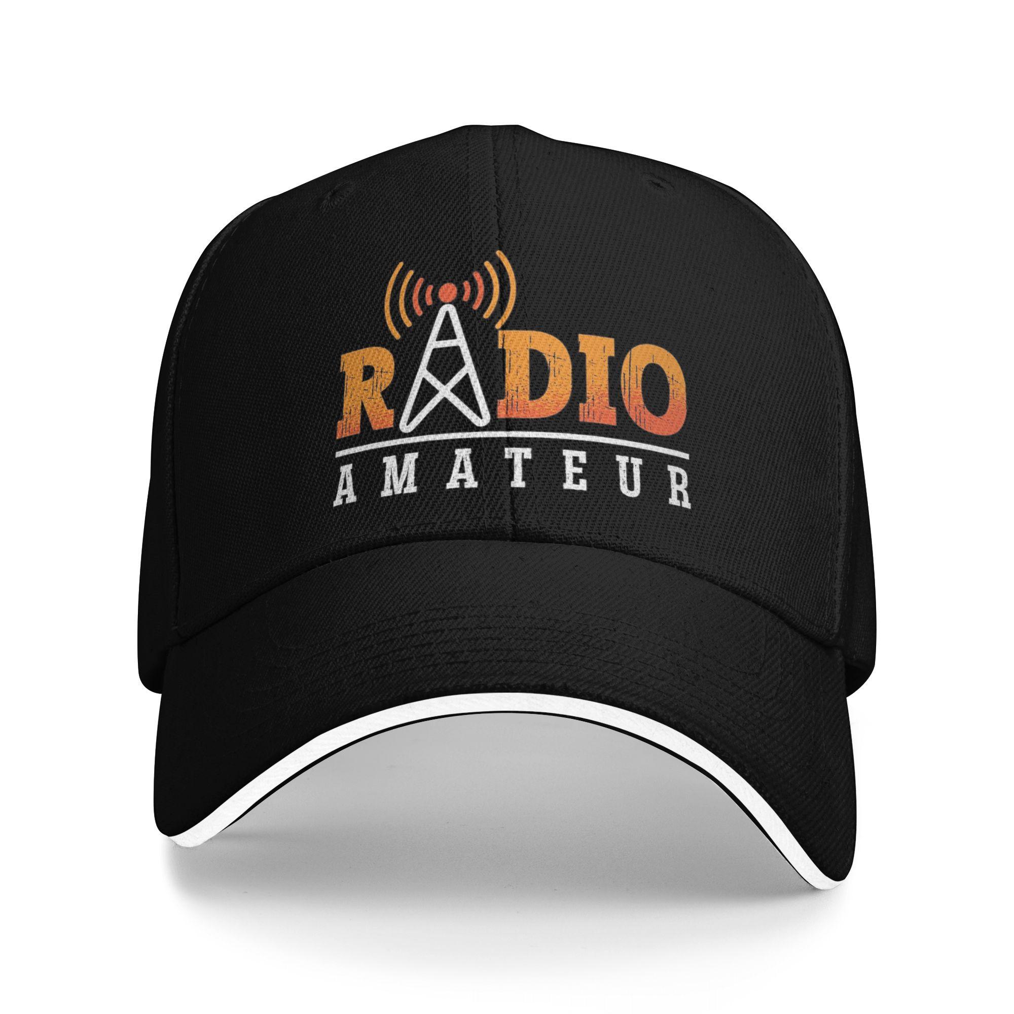

Ham Radio Amateur Baseball Cap Trendy UnisexTeens Hip Hop Hats Adjustable Design Hiking Fishing Snapback Cap Birthday Present One Size