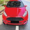 Front Bumper Lip Spoiler For Ford Fiesta MK6 ST 2012-2017 Front Bumper Protector Lower Blade Splitter Car Styling