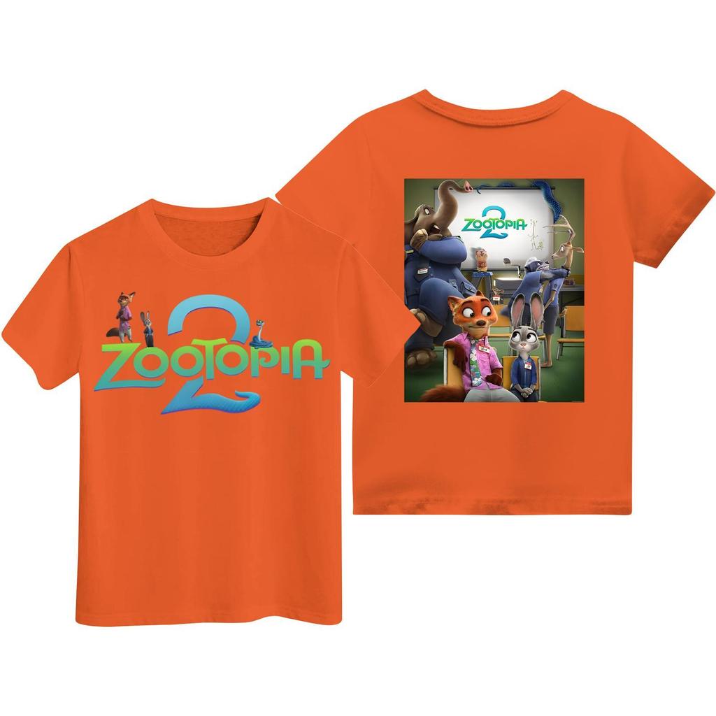 Children's Casual Fashion Cartoon Print Short-sleeved T-shirt Top