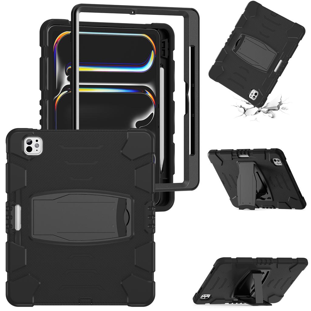 Για το iPad Pro 13 (2025)/(2024) Θήκη με Βάση PC+Σιλικόνη Αντι-πτώση Κάλυμμα Tablet