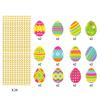 2025 New Model, Easter, Easter Party Decoration, Egg Radish, Disposable, Paper, Beverage Decoration, Straw, Party Decoration