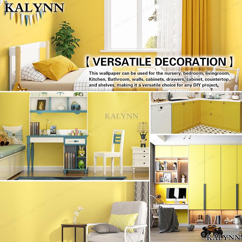 2023 Šířka Olupovací a lepicí tapeta Jednobarevná kontaktní papír Samolepicí nálepka Obklad stěn Nábytek Vinylové role 1-10m