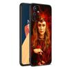 Scarlet Witch Black Silicone Phone Case For OnePlus 9R 10R 11R 12R ACE 2 Pro 2V 3V Nord CE 2 3 Lite 4 N10 N20 N30 SE 5G