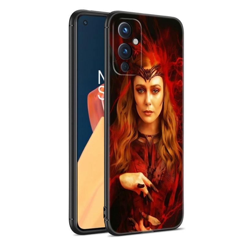 Scarlet Witch Black Silicone Phone Case For OnePlus 9R 10R 11R 12R ACE 2 Pro 2V 3V Nord CE 2 3 Lite 4 N10 N20 N30 SE 5G