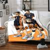 Custom 1pc Haikyuu!! Team Spirit Blanket, Soft And Comfortable Blanket, Casual Warm, Camping Travel Blanket, Birthday Gift Q91277