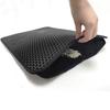 EVA Washable Cat Litter Trapping Mat - Anti-Tracking, Anti-Slip, Foldable, Double-Layer Design