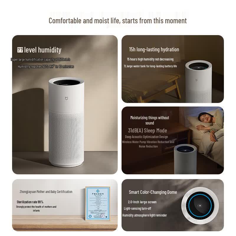 Xiaomi Fog-Free Humidifier 3 Pro 1500ml/h CN plug (adapter included)
