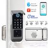 TTLock APP WiFi Fingerabdruckschloss Tuya Wasserdicht Bluetooth Außen Tor Zugangscode IC-Karte Schlüsselos Smart Home Elektronisches Türschloss