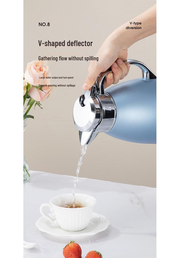304 Stainless Steel Large Capacity Vacuum Insulated Thermos Bottle for Home, Restaurant, or Hotel Use