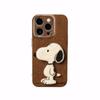 Custodia Kawaii Snoopy Cartoon per Telefono per IPhone 16 Pro Max 15 14 Plus 13 12 11 XS Max X XR Bumper Opaco Antiurto