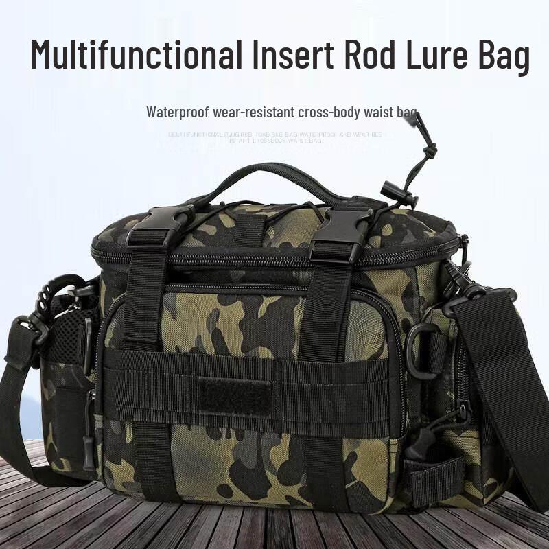 Jundingying Men's Upgraded Multifunctional Fishing Tackle Bag