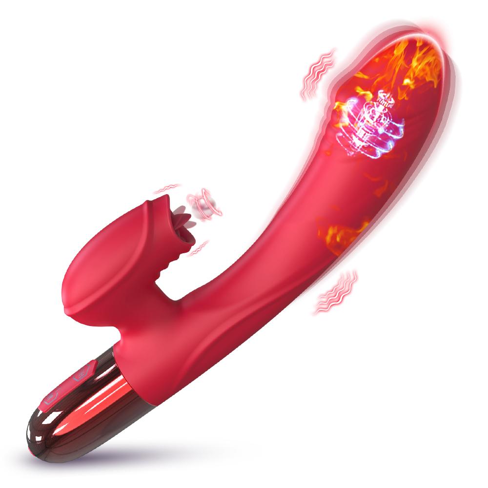 Rabbit Vibrator for Women Heating G-Spot Vibrator Clitoris Stimulator Female Masturbation Adult Goods Sex Toy for Women