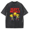 Heavy Metals Chemistry Funny Periodic Table Joke Science Mens Clothing Fall Cotton T Shirt Men Camisetas Hombre