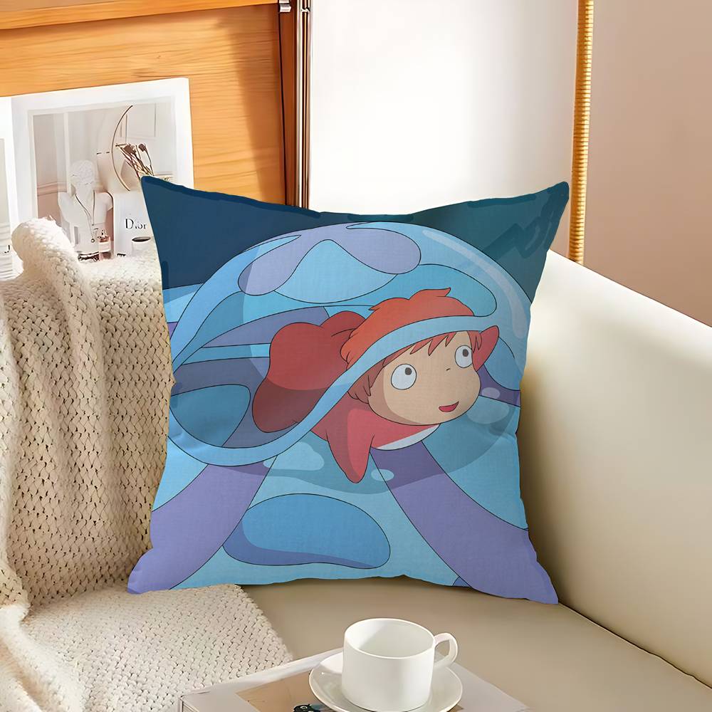 Cartoon PPonyos Movie Pillow Anime Pillow Sofa Bed Head Pillow Cover Cushion Cover x cm Fashion