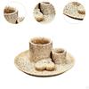 Cădelniță Ceramică și Suport Palo Santo, Suport Lumânare Arzător Tămâie pentru Birou