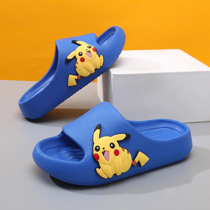 Pikachu Kinder Hausschuhe Stilvolle Sommer-Sandalen für Jungen und Mädchen