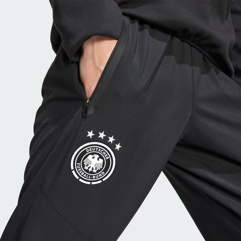 adidas Germany Tiro Travel Pants Black Men Bottoms JZ9327