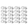 20 Stück D Nieten 13x7mm 360 Grad Drehung Schraubniet für Lederhalsband Gürtel Handtasche Hose