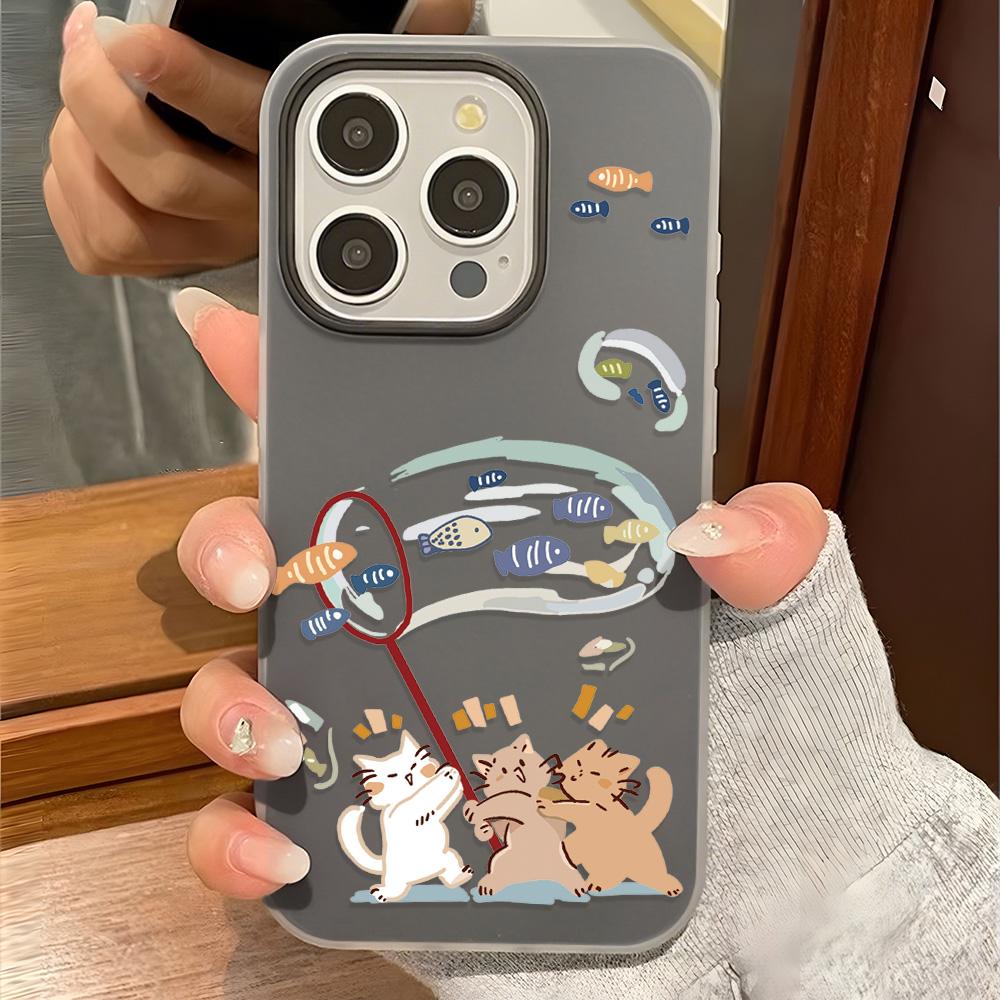 Bemalte Handyhülle für iPhone 15 11 13 14 für 15 16 Pro Max 12 13 16 Pro Niedlich Fasion Lustig Lanyard Handyhülle Neueste Top-Selling-Empfehlungen