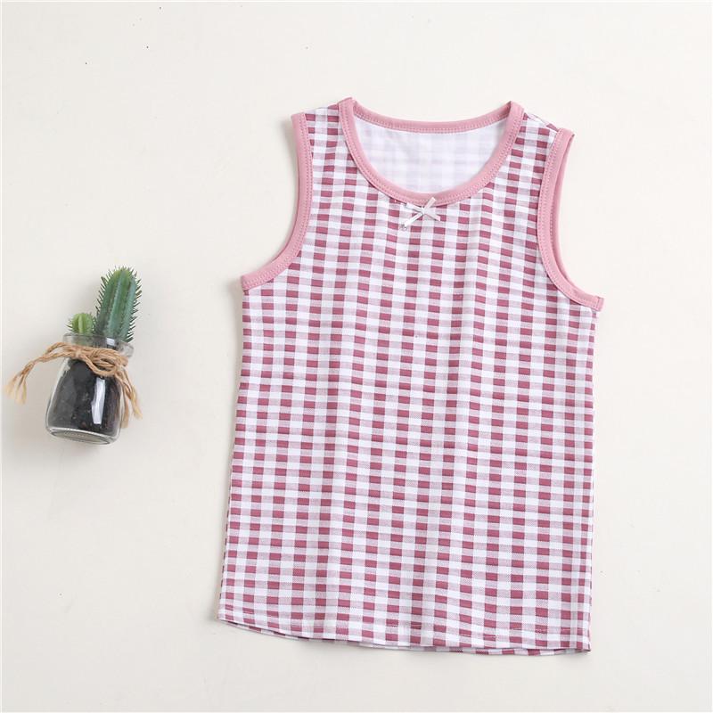 

Літній бавовняний А-силуетний жилет без рукавів для маленьких дівчаток - Милий і зручний дизайн з лайкри 140