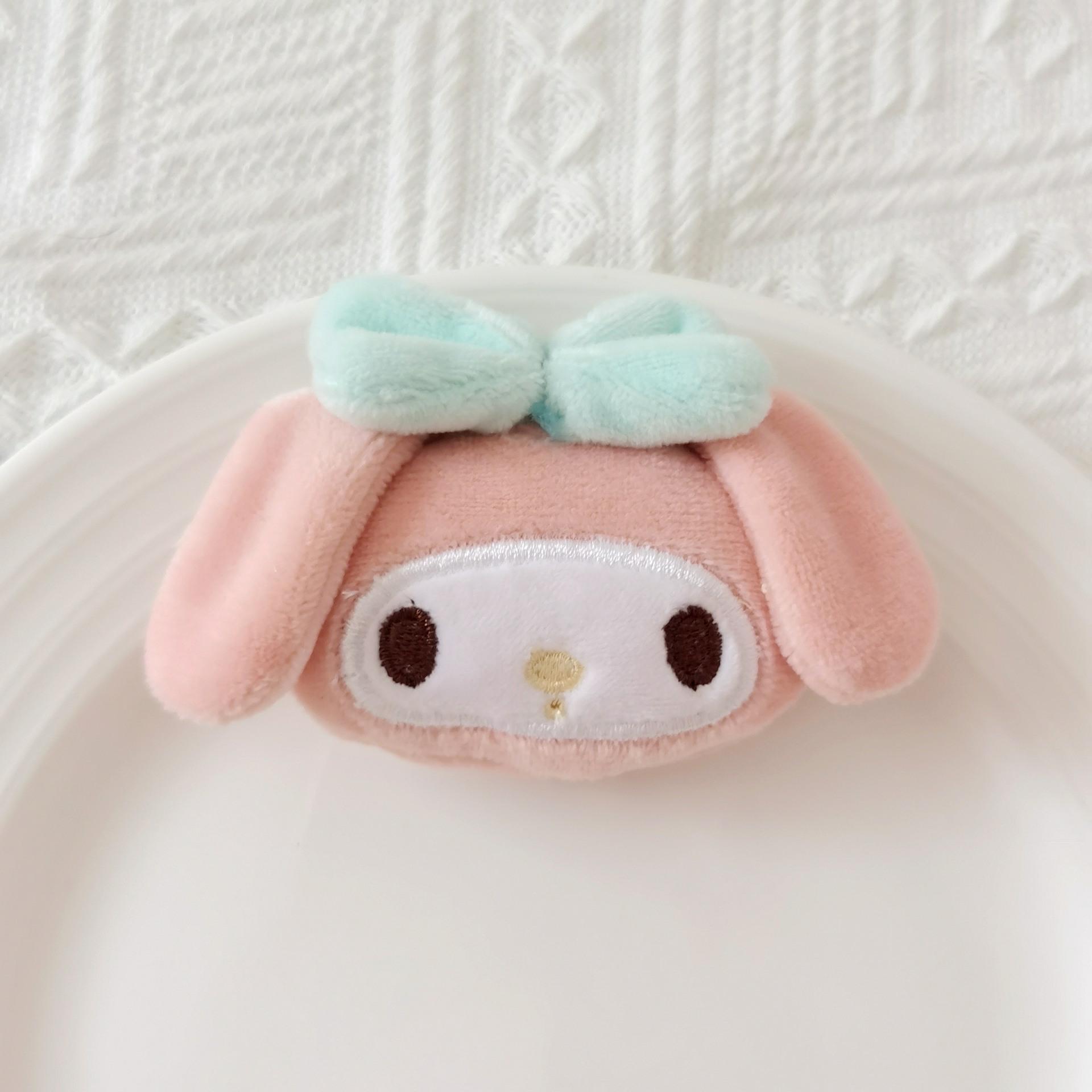 

Sanrio My Melody & Cinnamoroll Плюшевая повязка на голову, брошь и подвеска для сумки Bead Chain