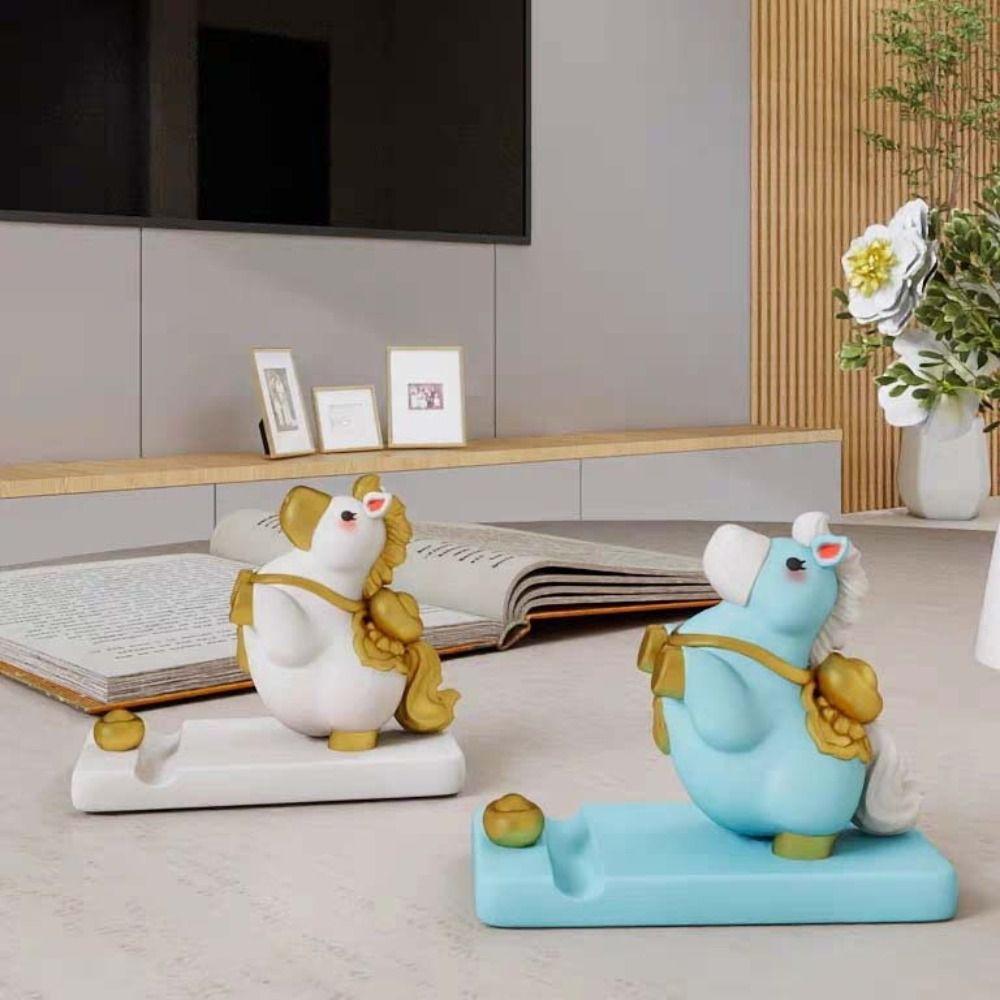 Horse Mascot Mobile Phone Stand Pony Shape Cell Phone Bracket  Phone Accessories
