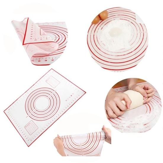 Non-Stick Silicone Baking Dough Pad Sheet Rolling Pastry Liner Mat Bakeware