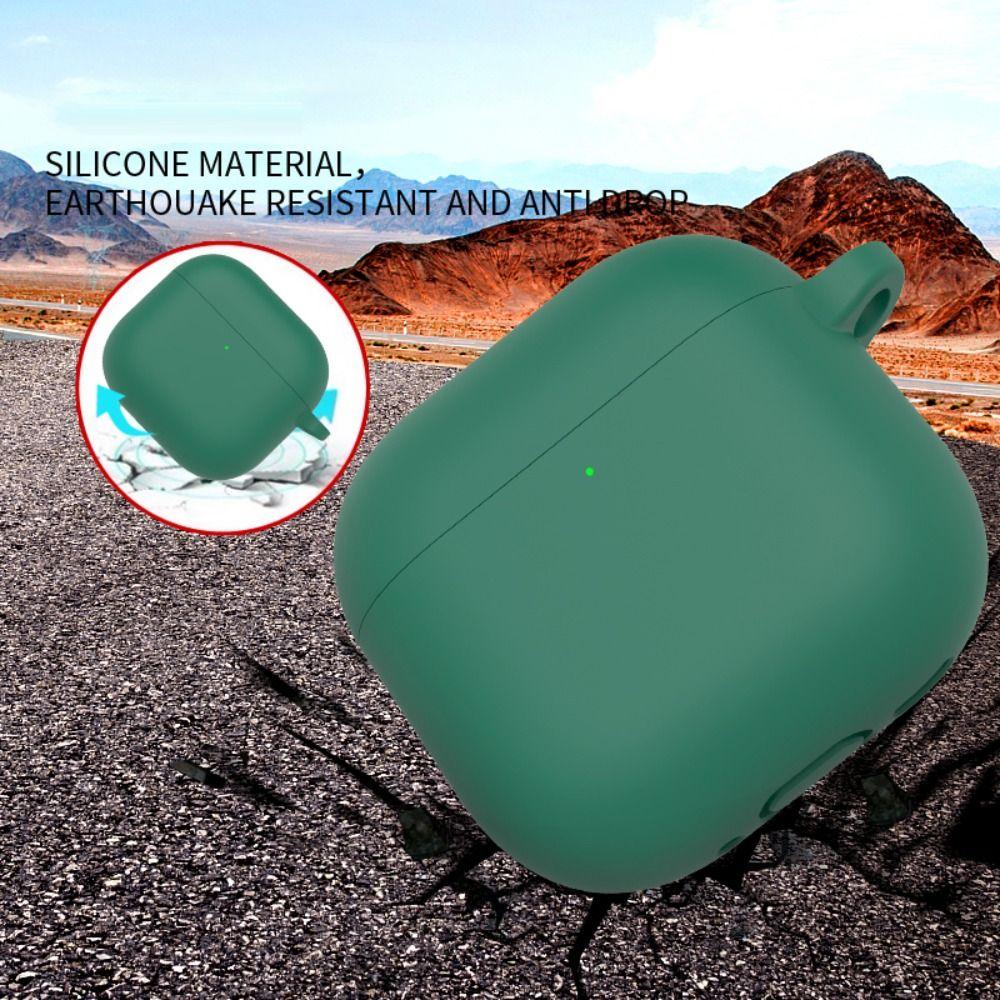 Silicone Earphone Case Dustproof Charging Box Sleeve 2024 Earbuds Accessories for AirPods 4 2024